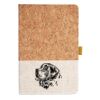 Cork And Heathered Fabric Hardcover Journal 5.5" X 8.25" Thumbnail