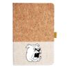 Cork And Heathered Fabric Hardcover Journal 5.5" X 8.25" Thumbnail