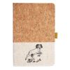 Cork And Heathered Fabric Hardcover Journal 5.5" X 8.25" Thumbnail