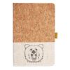 Cork And Heathered Fabric Hardcover Journal 5.5" X 8.25" Thumbnail