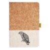 Cork And Heathered Fabric Hardcover Journal 5.5" X 8.25" Thumbnail