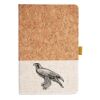 Cork And Heathered Fabric Hardcover Journal 5.5" X 8.25" Thumbnail