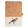 Cork And Heathered Fabric Hardcover Journal 5.5" X 8.25" Thumbnail