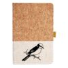 Cork And Heathered Fabric Hardcover Journal 5.5" X 8.25" Thumbnail