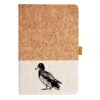 Cork And Heathered Fabric Hardcover Journal 5.5" X 8.25" Thumbnail