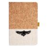 Cork And Heathered Fabric Hardcover Journal 5.5" X 8.25" Thumbnail