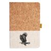 Cork And Heathered Fabric Hardcover Journal 5.5" X 8.25" Thumbnail