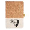 Cork And Heathered Fabric Hardcover Journal 5.5" X 8.25" Thumbnail
