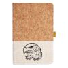 Cork And Heathered Fabric Hardcover Journal 5.5" X 8.25" Thumbnail