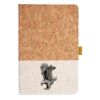 Cork And Heathered Fabric Hardcover Journal 5.5" X 8.25" Thumbnail