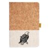 Cork And Heathered Fabric Hardcover Journal 5.5" X 8.25" Thumbnail