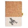 Cork And Heathered Fabric Hardcover Journal 5.5" X 8.25" Thumbnail