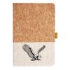Cork And Heathered Fabric Hardcover Journal 5.5" X 8.25" Thumbnail