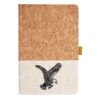 Cork And Heathered Fabric Hardcover Journal 5.5" X 8.25" Thumbnail