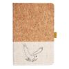 Cork And Heathered Fabric Hardcover Journal 5.5" X 8.25" Thumbnail
