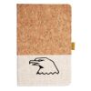 Cork And Heathered Fabric Hardcover Journal 5.5" X 8.25" Thumbnail