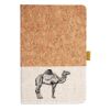 Cork And Heathered Fabric Hardcover Journal 5.5" X 8.25" Thumbnail