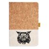 Cork And Heathered Fabric Hardcover Journal 5.5" X 8.25" Thumbnail