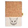 Cork And Heathered Fabric Hardcover Journal 5.5" X 8.25" Thumbnail