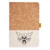 Cork And Heathered Fabric Hardcover Journal 5.5" X 8.25" Thumbnail
