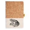 Cork And Heathered Fabric Hardcover Journal 5.5" X 8.25" Thumbnail