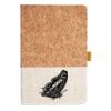 Cork And Heathered Fabric Hardcover Journal 5.5" X 8.25" Thumbnail