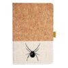 Cork And Heathered Fabric Hardcover Journal 5.5" X 8.25" Thumbnail