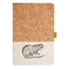 Cork And Heathered Fabric Hardcover Journal 5.5" X 8.25" Thumbnail