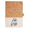 Cork And Heathered Fabric Hardcover Journal 5.5" X 8.25" Thumbnail