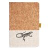 Cork And Heathered Fabric Hardcover Journal 5.5" X 8.25" Thumbnail