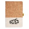 Cork And Heathered Fabric Hardcover Journal 5.5" X 8.25" Thumbnail