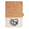 Cork And Heathered Fabric Hardcover Journal 5.5" X 8.25" Thumbnail