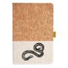 Cork And Heathered Fabric Hardcover Journal 5.5" X 8.25" Thumbnail