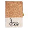 Cork And Heathered Fabric Hardcover Journal 5.5" X 8.25" Thumbnail