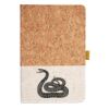 Cork And Heathered Fabric Hardcover Journal 5.5" X 8.25" Thumbnail