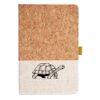 Cork And Heathered Fabric Hardcover Journal 5.5" X 8.25" Thumbnail