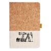 Cork And Heathered Fabric Hardcover Journal 5.5" X 8.25" Thumbnail