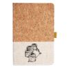 Cork And Heathered Fabric Hardcover Journal 5.5" X 8.25" Thumbnail