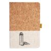 Cork And Heathered Fabric Hardcover Journal 5.5" X 8.25" Thumbnail