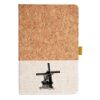 Cork And Heathered Fabric Hardcover Journal 5.5" X 8.25" Thumbnail
