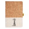 Cork And Heathered Fabric Hardcover Journal 5.5" X 8.25" Thumbnail