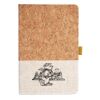 Cork And Heathered Fabric Hardcover Journal 5.5" X 8.25" Thumbnail
