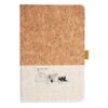Cork And Heathered Fabric Hardcover Journal 5.5" X 8.25" Thumbnail