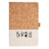 Cork And Heathered Fabric Hardcover Journal 5.5" X 8.25" Thumbnail