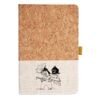 Cork And Heathered Fabric Hardcover Journal 5.5" X 8.25" Thumbnail