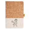 Cork And Heathered Fabric Hardcover Journal 5.5" X 8.25" Thumbnail