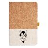 Cork And Heathered Fabric Hardcover Journal 5.5" X 8.25" Thumbnail