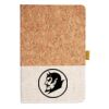 Cork And Heathered Fabric Hardcover Journal 5.5" X 8.25" Thumbnail