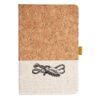 Cork And Heathered Fabric Hardcover Journal 5.5" X 8.25" Thumbnail