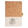 Cork And Heathered Fabric Hardcover Journal 5.5" X 8.25" Thumbnail